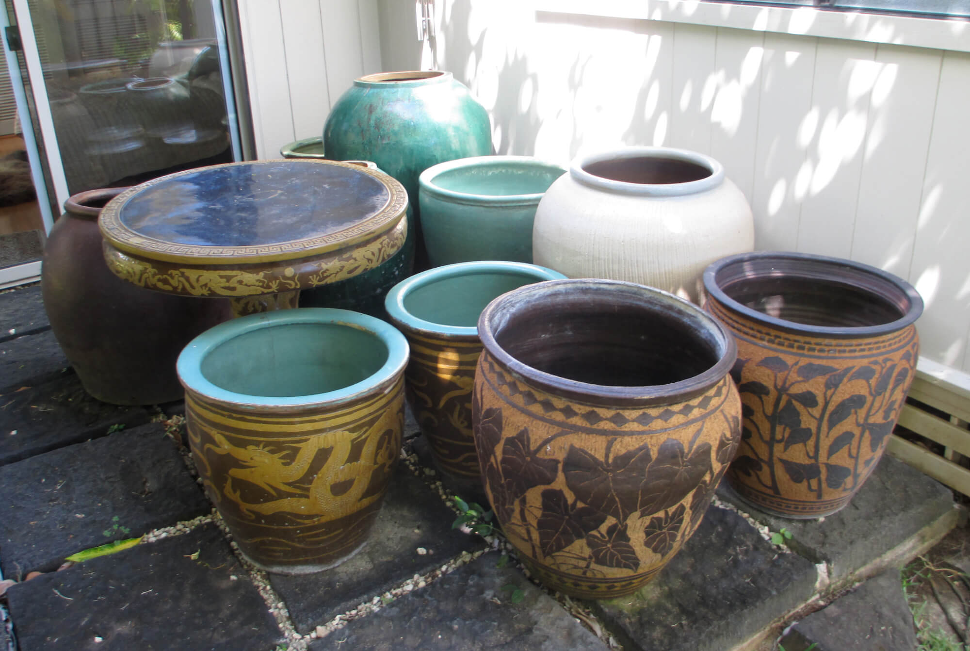 A fraction of Yuklin's amazing pot collection